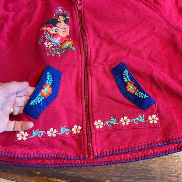 Disney Store Elena of Avalor Girls Hoodie Jacket Size 9/10 - Picture 5 of 11